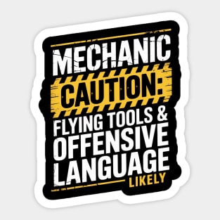 Cool Mechanic For Men Drag Race Automobile Garage Enthusiast Sticker